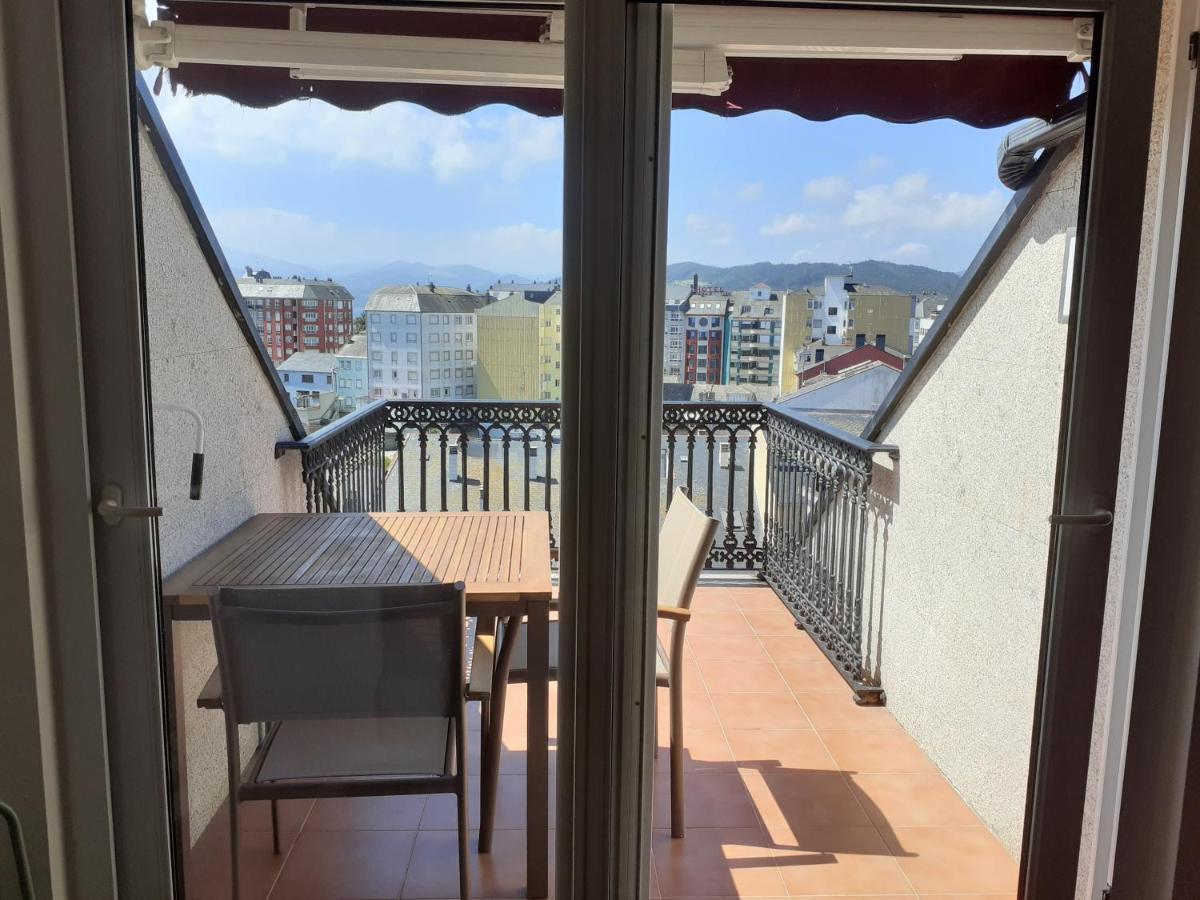 Atico Con Terraza Y Piscina Comunitaria Daire Ribadeo Dış mekan fotoğraf